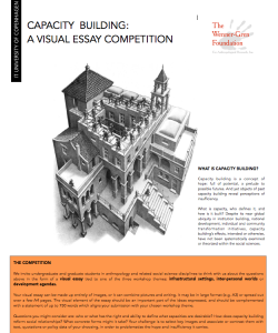 Visual Essay Competition