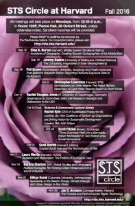 STS Circle at Harvard, Term Programme