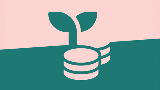 Finansiering af efteruddannelse - grafisk illustration