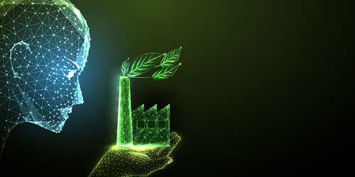An AI looking at a digital plant