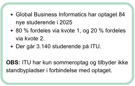 GBI optagelsestal