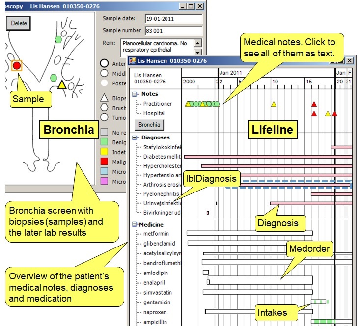 Medical lifeline of Lis Hansen